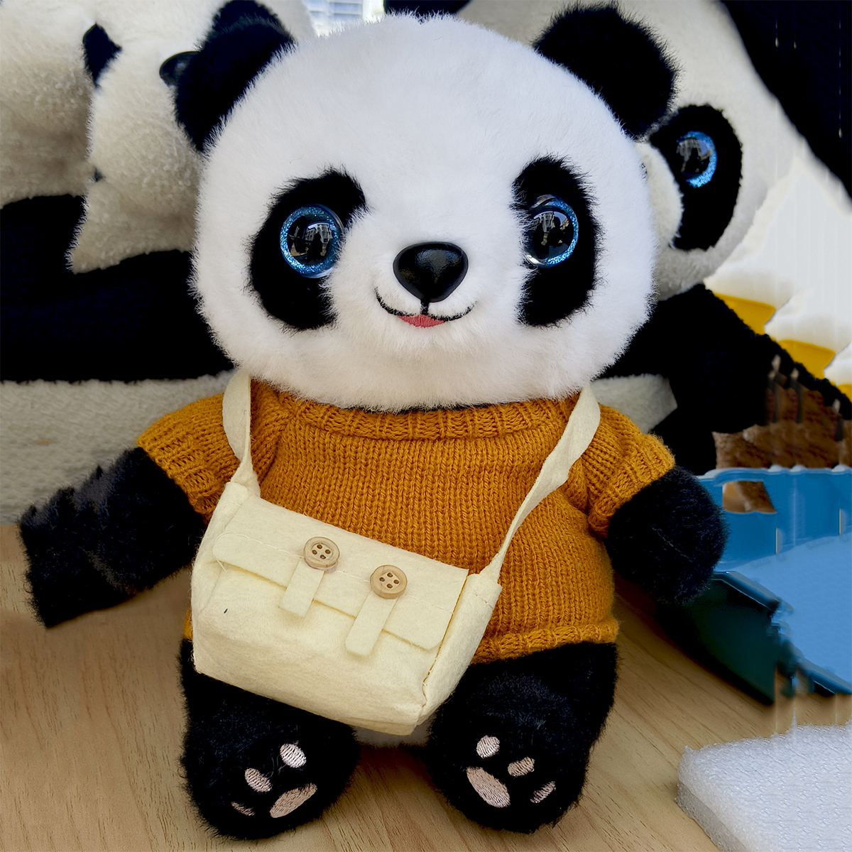 AliExpress 20pcs 3D Plastic Glitter Safety Eyes For Crochet Toys Amigurumi Diy Mix Bulk Mixed Sizes Toy Doll Making 10/12/14/16/18/20/22mm, view 3