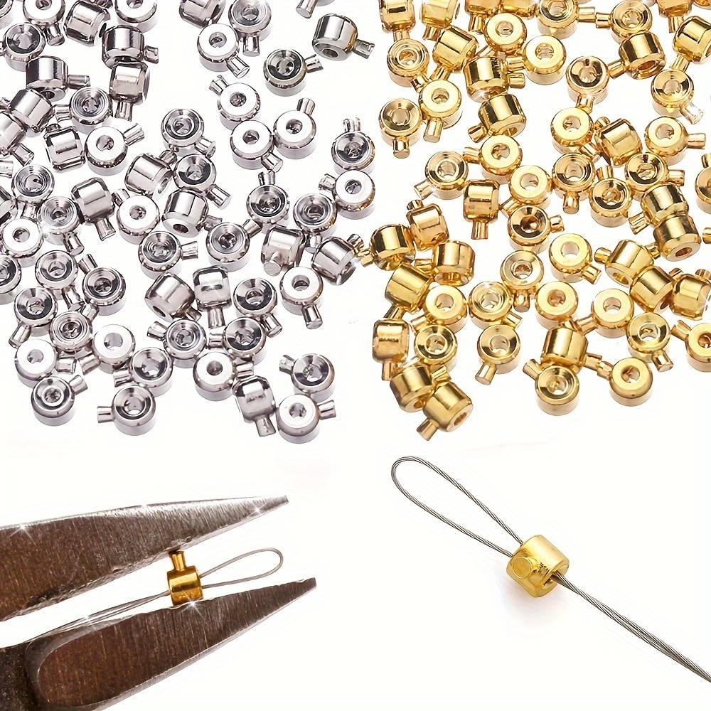 AliExpress 20-Piece Copper Positioning Buckle Clasps (3 x 4 mm)