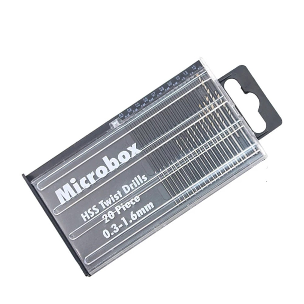 AliExpress Mini HSS Micro Drill Bit Set (0.3-1.6mm, 20-Pack), view 4