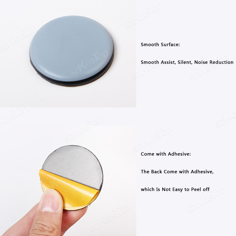 AliExpress 20PCS Furniture Slider Pads Table Chair Leg Sliding Block Anti Scratch Easy Move Heavy Furniture Leg Mat Thickened Moving Pads, view 3