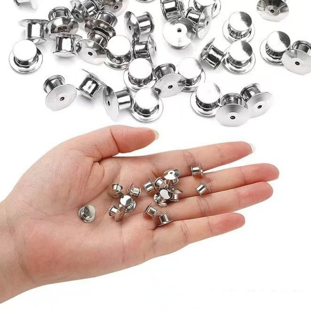 AliExpress 20-Piece Metal Locking Pin Backs, view 2