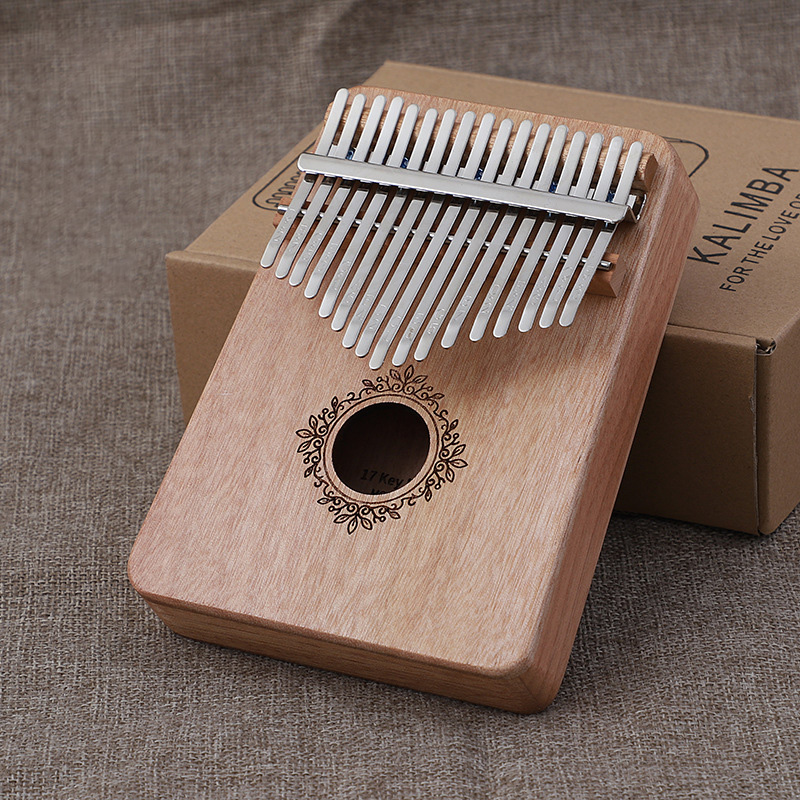 AliExpress 21 Key Mahogany Kalimba 17 Key Thumb Piano Portable Finger Piano for Beginner Mbira Gifts for Adults/Kids, view 2