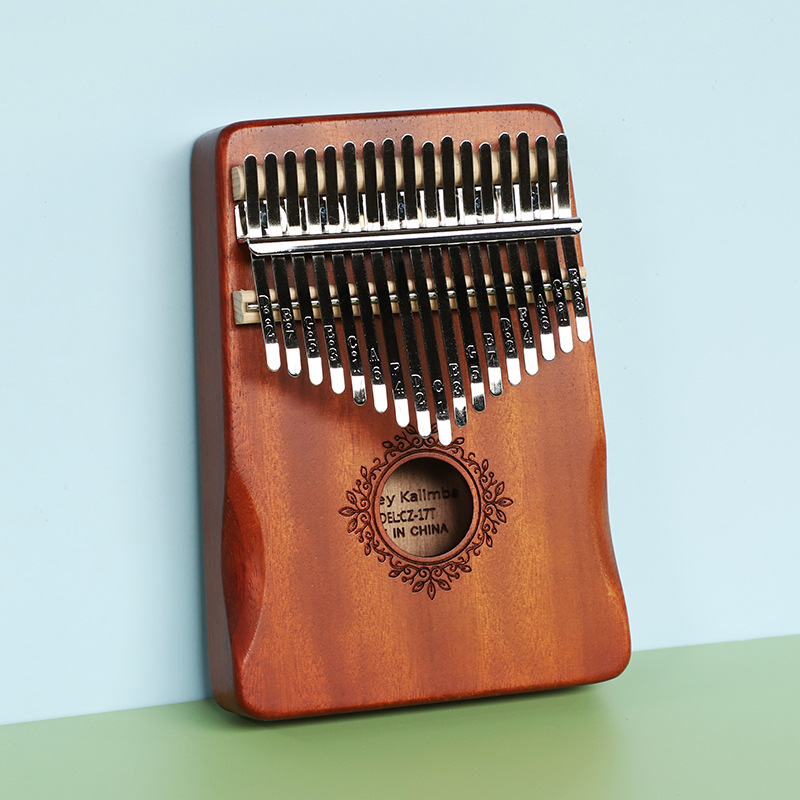 AliExpress 21 Key Mahogany Kalimba 17 Key Thumb Piano Portable Finger Piano for Beginner Mbira Gifts for Adults/Kids, view 5