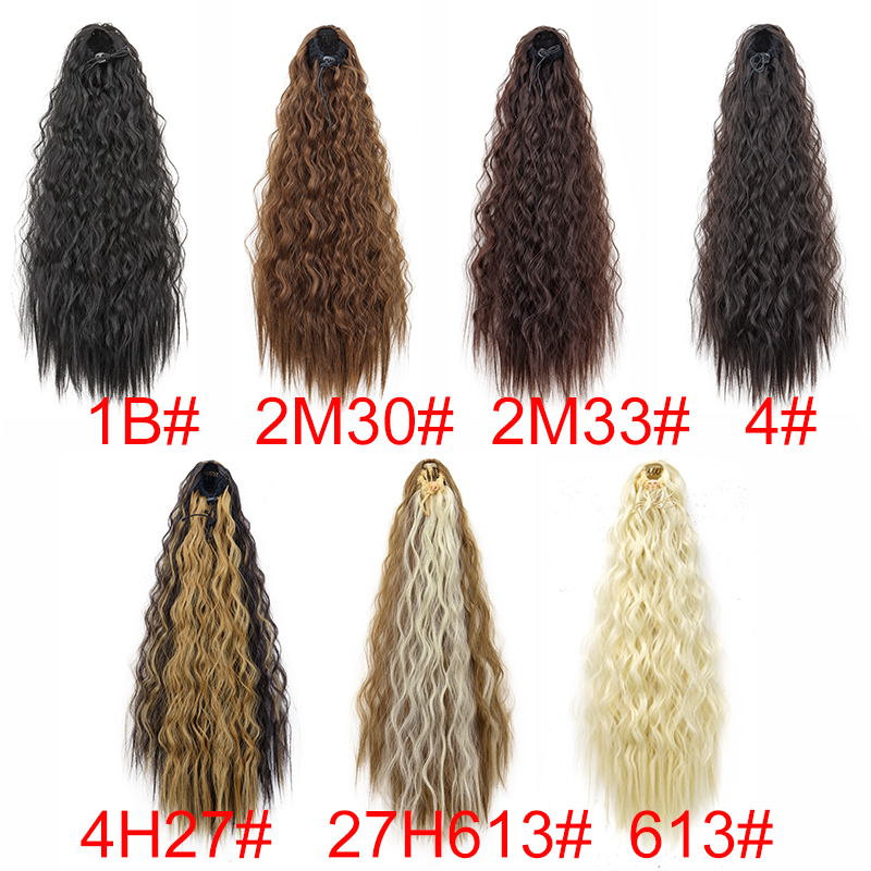 AliExpress 22 Inch Curly Drawstring Ponytail Extension, view 4