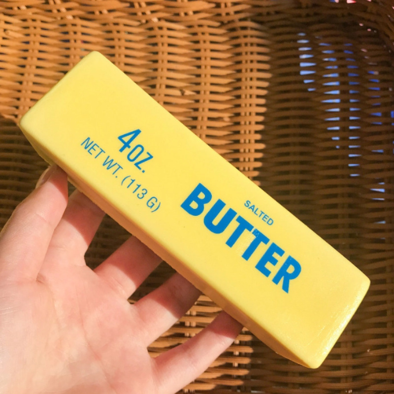 AliExpress 23cm Large Butter Stick Soft Toy with Slow Rebound for Decompression Squeezing Toy for Pressure Release Hand Relaxation Gift Toy, view 2