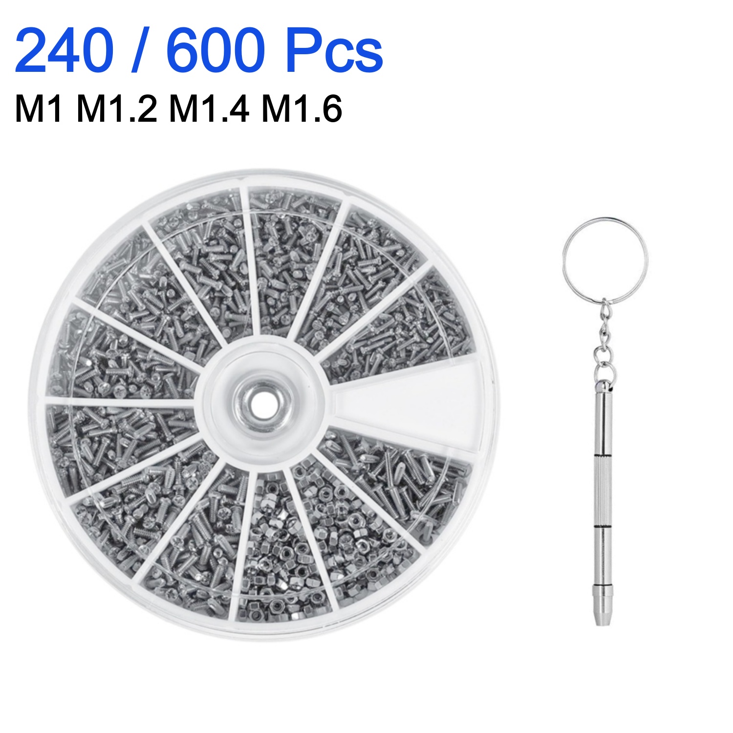 AliExpress 240-Piece Eyeglass Repair Screws and Nuts Kit