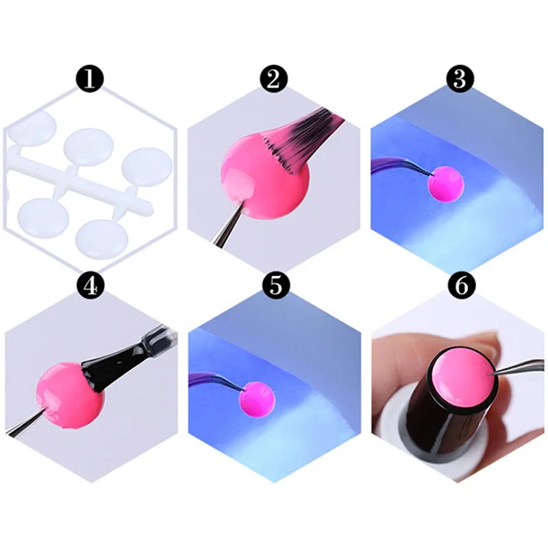 AliExpress Round False Nail Color Display Tips (240-Piece), view 6