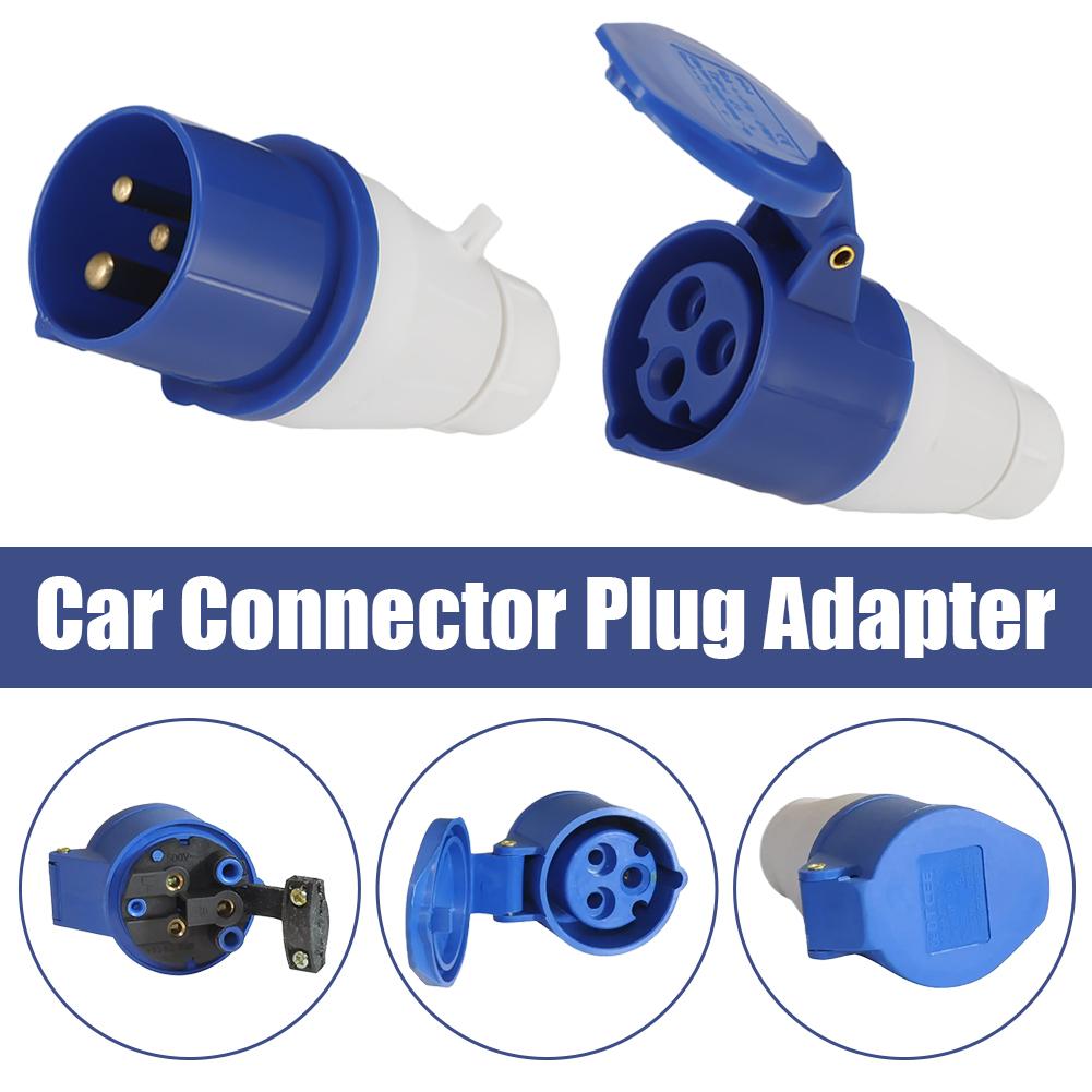 AliExpress 240V 16A Caravan Mains Adapter 3-Pin Industrial Plug Socket Converter Motorhome Hook Up Cable for RV Campervan Power Supply, view 3
