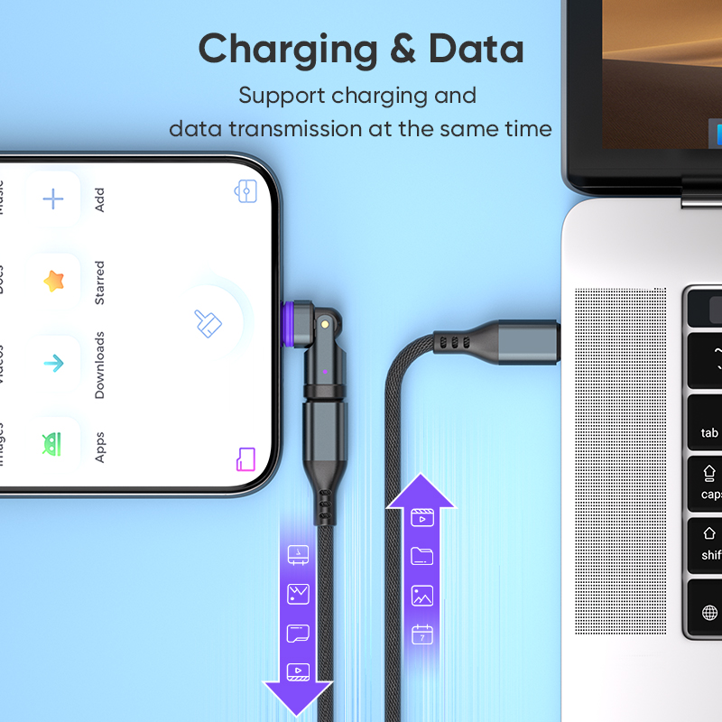 AliExpress 240W Magnetic USB-C Fast Charging Adapter - Type-C Female Converter Cable For MacBook/Xiaomi, view 4