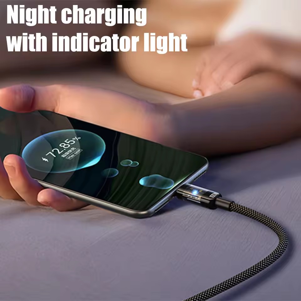 AliExpress 240W Nylon USB-C Charging Cable with LED Display, view 6