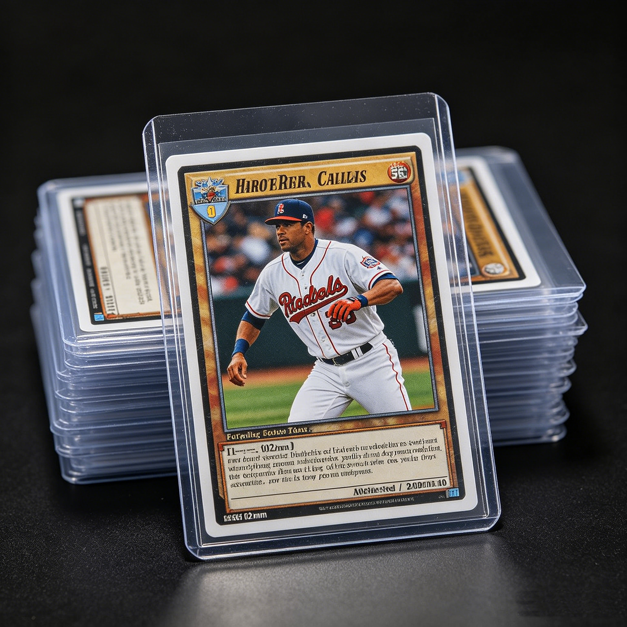 AliExpress 25-100pcs 3" x 4" Hard Card Sleeve Clear Anti Scratch Protector For TCG Game Trading Card Baseball Sports Card Protect Toploader, view 5