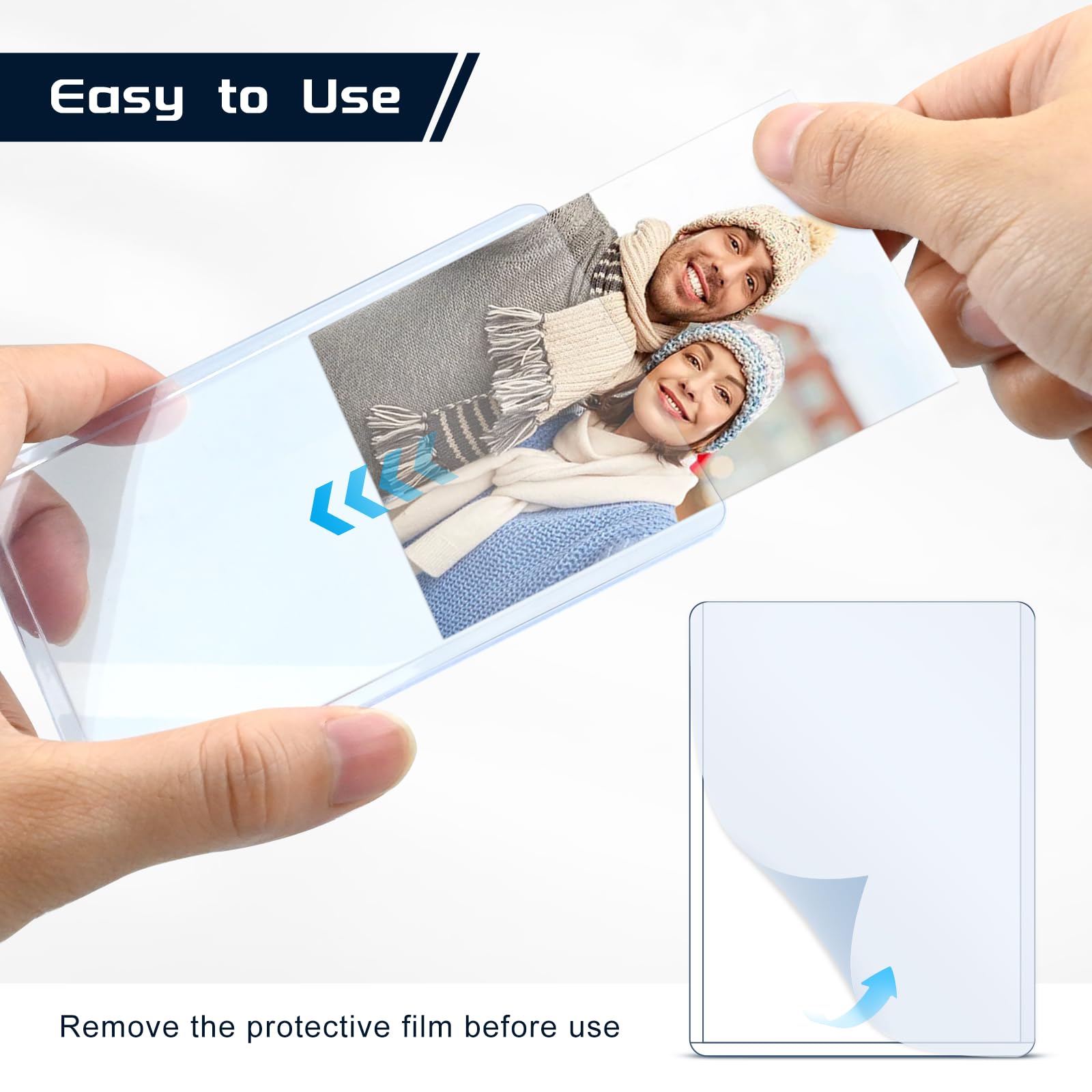 AliExpress 25-150pcs Hard Card Holdre With Protective Film Card Sleeves Anti Scratch Protector Fit For Yugioh PKM TCG Baseball Sports Cards, view 4