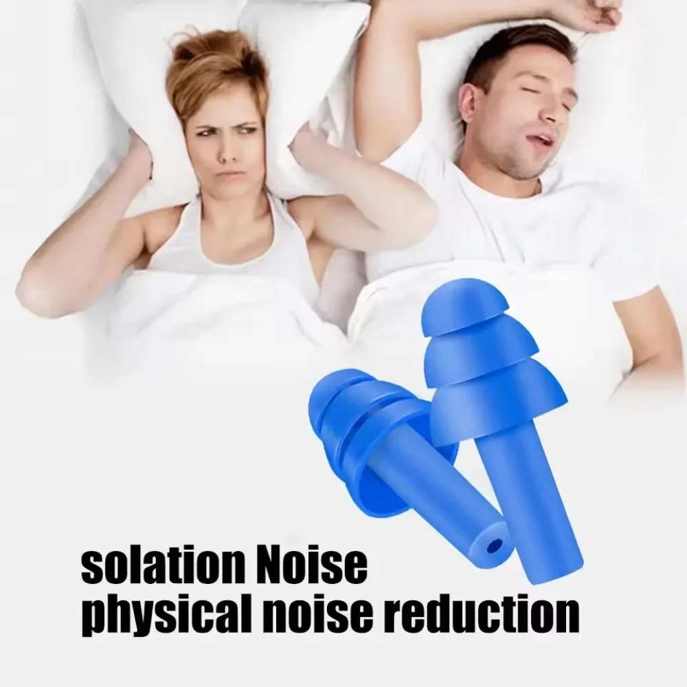 AliExpress Reusable Silicone Sleeping Earplugs with Case