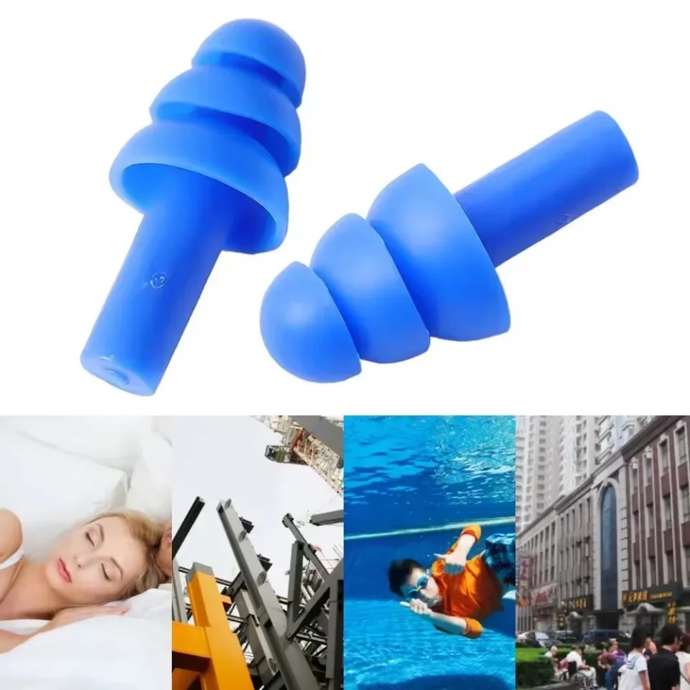 AliExpress Reusable Silicone Sleeping Earplugs with Case, view 4