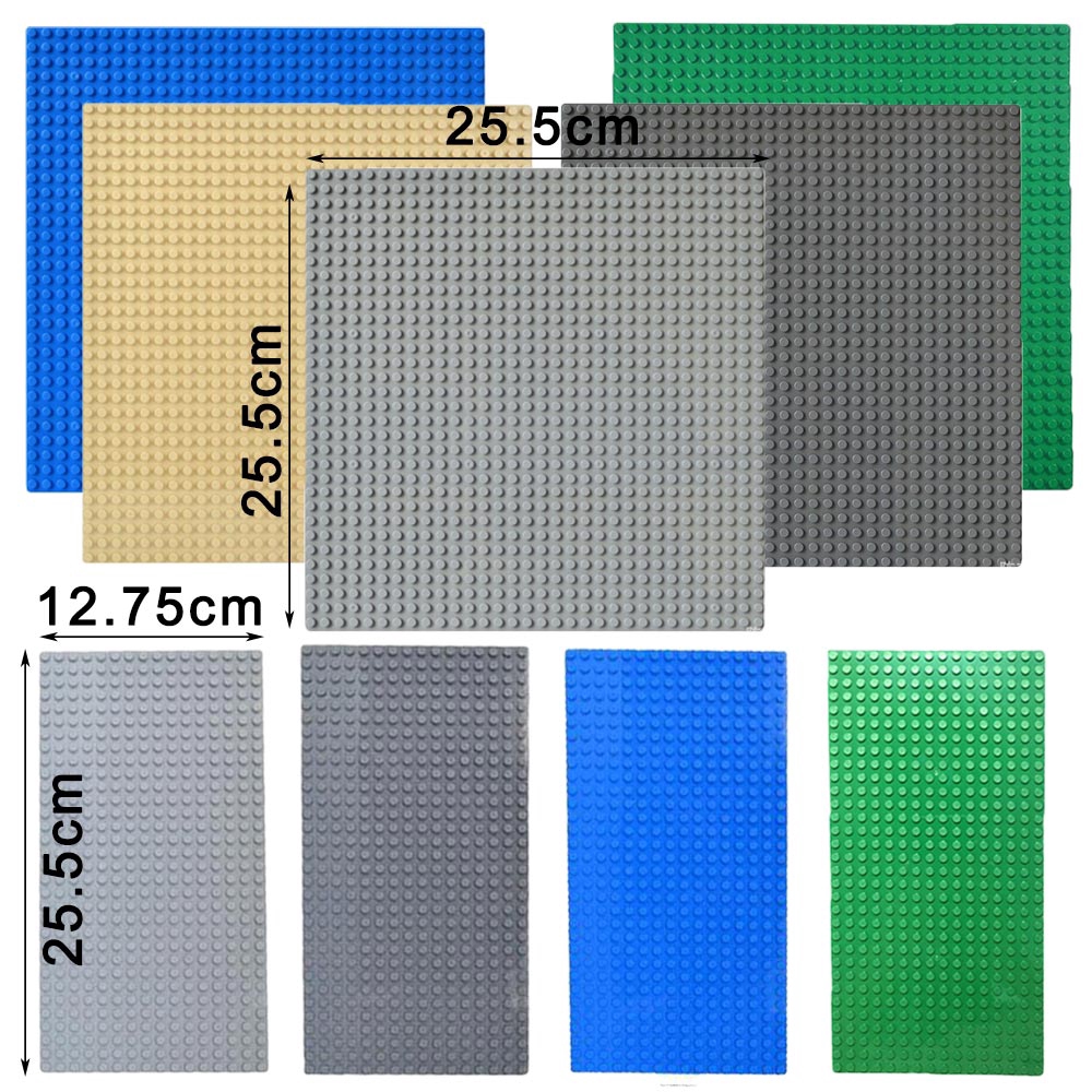 AliExpress 25.5*25.5cm 32x32 Baseplate Classic Building Blocks BASE PLATE BUILDING BLOCKS children bricks toy