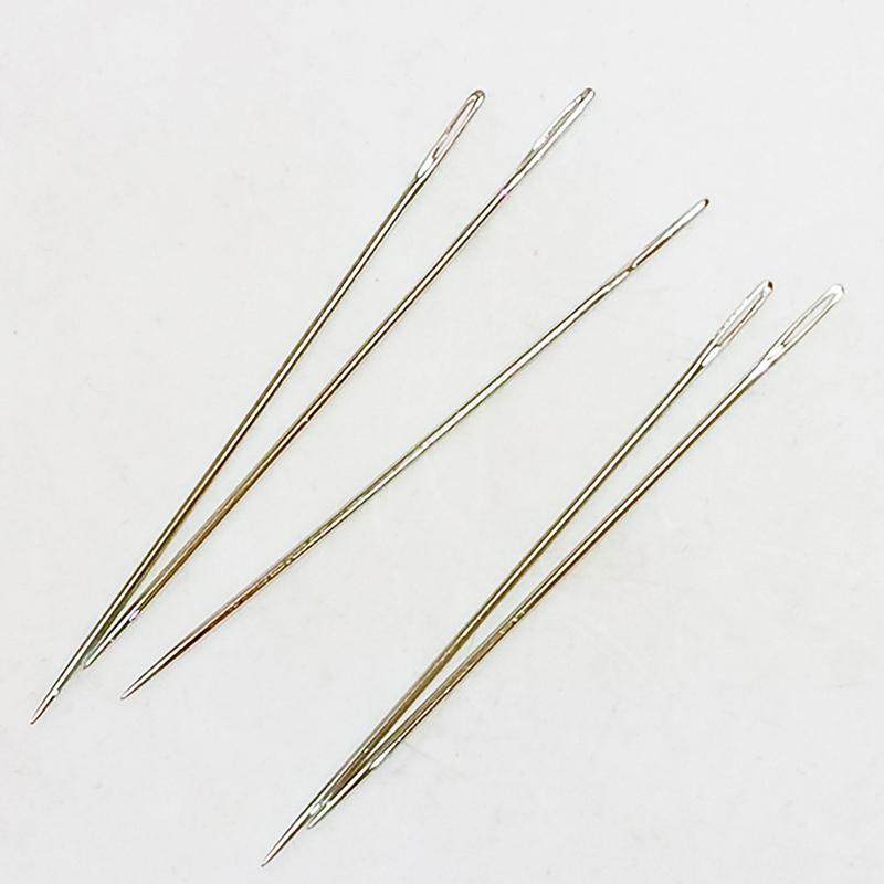 AliExpress 25 Pcs Large Eye Stitching Needles Sewing Needles Handmade Leather Needle Steel Yarn Knitting Needles Sewing Tool Set, view 3