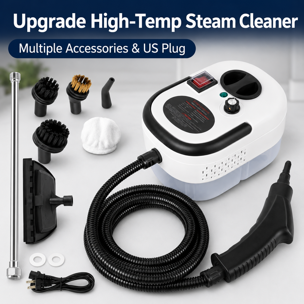 AliExpress 2500W Handheld Steam Cleaner with Accessories