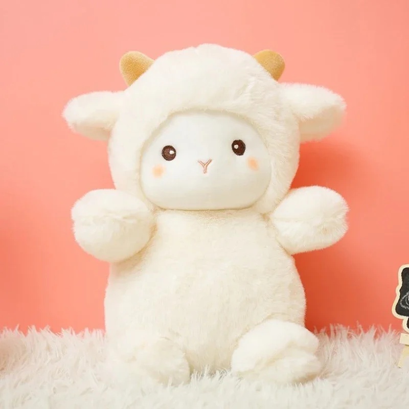 AliExpress 25cm Kawaii Sheep Rabbit Alpaca Plush Doll, Soft Stuffed Animal Throw Pillow for Birthday Wedding Party Gifts, view 6