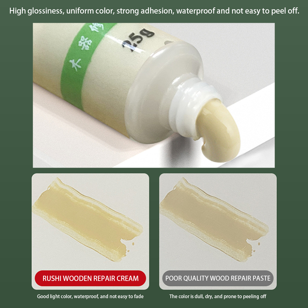 AliExpress 25g Multicolor Wood Repair Paste,Multipurpose Floor Scratch Paint Repair for Table Oak Cabinet,Wooden Furniture Scratch Filler, view 3