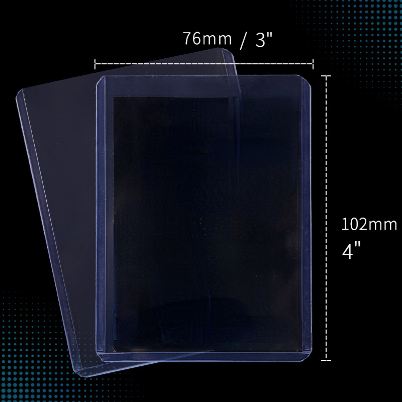 AliExpress 25pcs Top Loaders 200pcs Trading Card Sleeves 35pt 3”X 4“ Rigid Sport Card Protector Hard Sleeves Toploader for MTG Yugioh Card, view 3