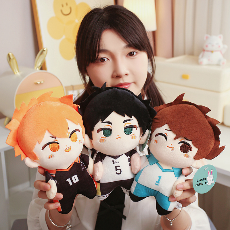 AliExpress 26CM Cute Cartoon Haikyuu Plush Toy Kuroo Tetsurou Oikawa Tooru Kei Tsukishima Tobio Kageyama Volleyball Stuffed Doll Gifts
