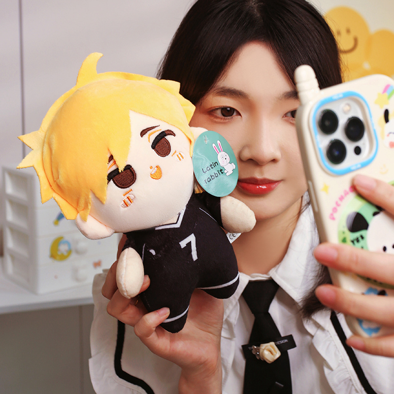 AliExpress 26CM Cute Cartoon Haikyuu Plush Toy Kuroo Tetsurou Oikawa Tooru Kei Tsukishima Tobio Kageyama Volleyball Stuffed Doll Gifts, view 5