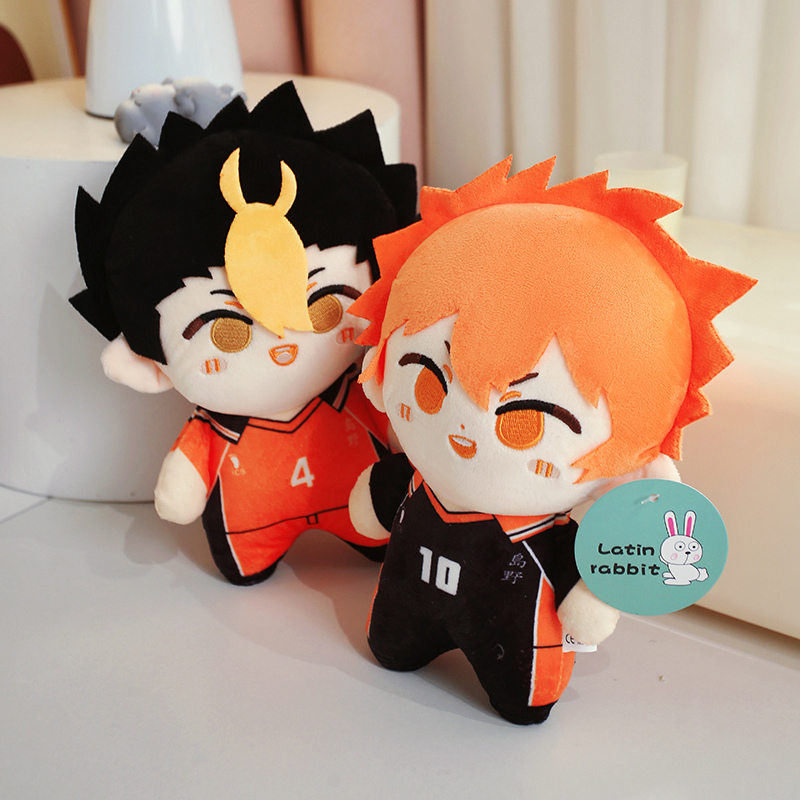 AliExpress 26CM Cute Cartoon Haikyuu Plush Toy Kuroo Tetsurou Oikawa Tooru Kei Tsukishima Tobio Kageyama Volleyball Stuffed Doll Gifts, view 6