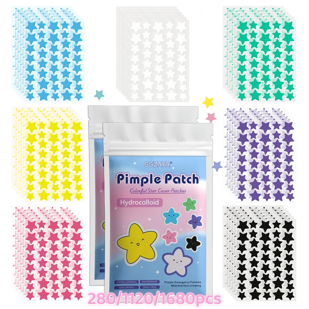 AliExpress Seven-Color Star Hydrocolloid Pimple Patches