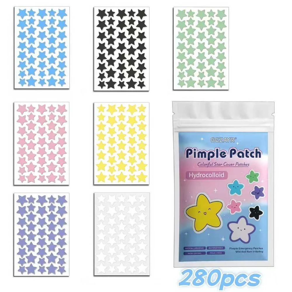 AliExpress Seven-Color Star Hydrocolloid Pimple Patches, view 2