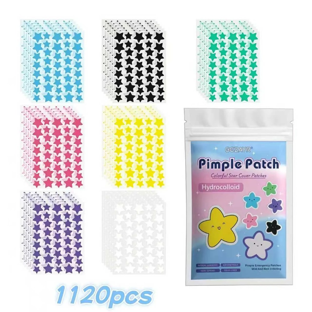 AliExpress Seven-Color Star Hydrocolloid Pimple Patches, view 3