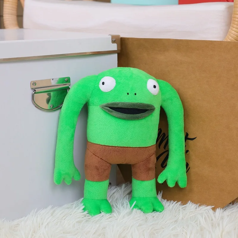 AliExpress 28cm Smiling Friends Plush Toys Mr frog Children Stuffed Doll Toy Kawaii Home Decoration Doll Gifts Smiling Friends Toy for Kids, view 4