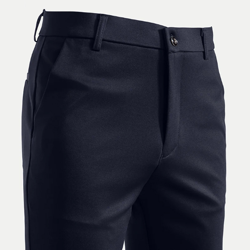 AliExpress 29-42 Men's Summer Thin Fashion Business Casual Suit Pants Long Pants Men's Elastic Straight Sleeve Formal Pants Plus Size 28-40, view 4