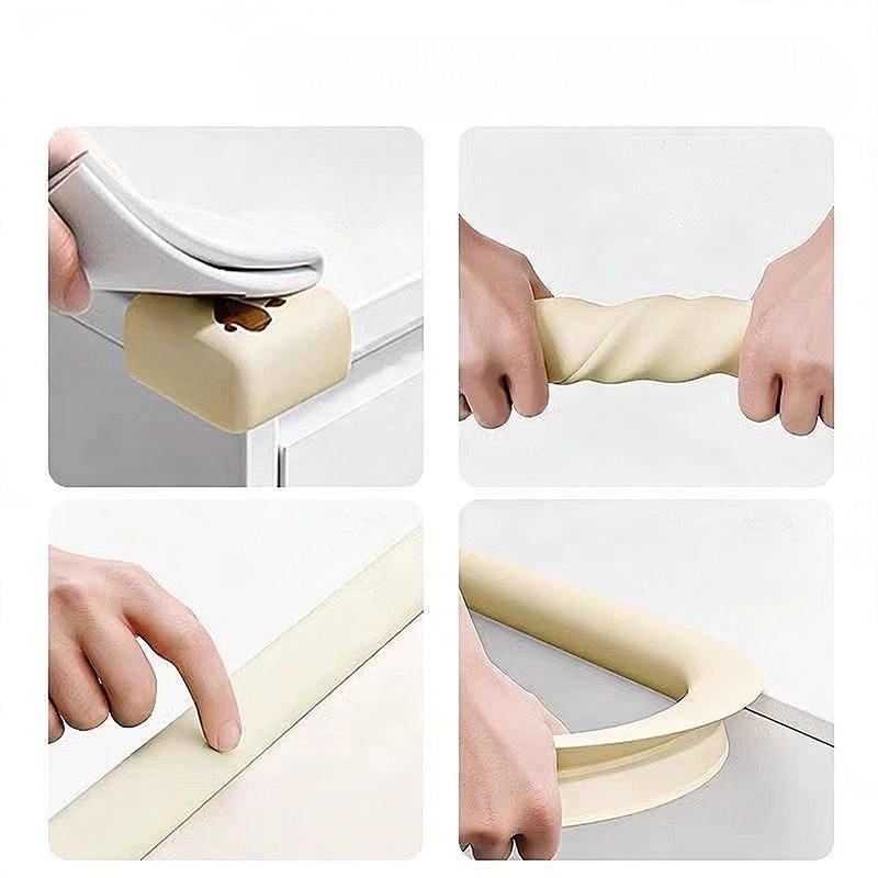 AliExpress 2M Baby Safety Corner Protector Soft Foam Table Edge Guard Strip Self Adhesive Bumper Strip Anti-collision Protective Tape, view 4
