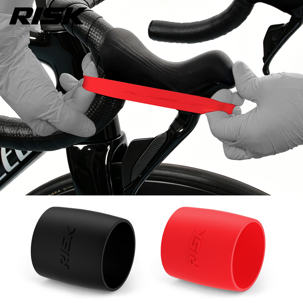 AliExpress 2-Piece Silicone Bike Handlebar Tape Retaining Bands, view 3