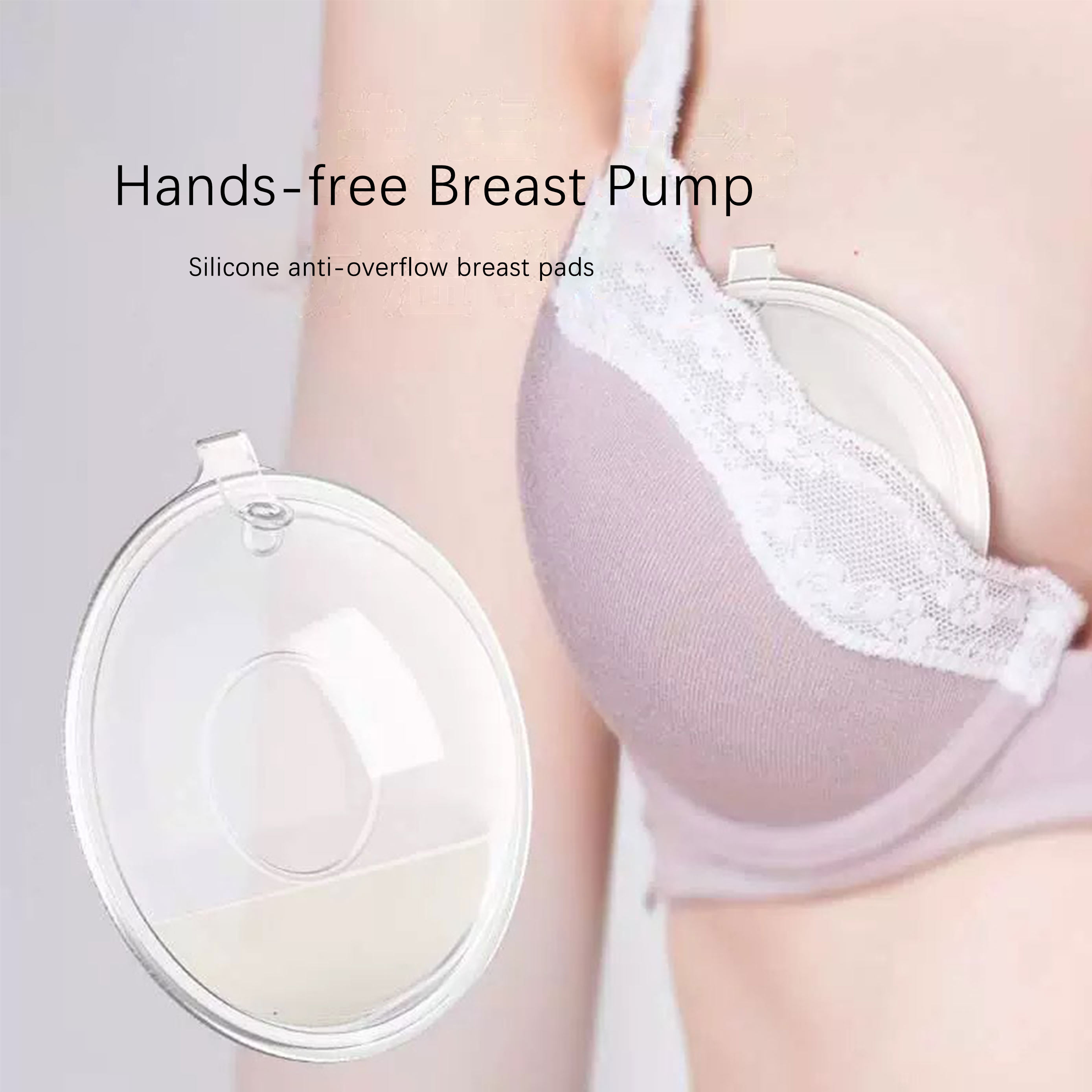 AliExpress 2Pcs Breast Milk Collector Silicone Baby Breast pump Saver Collector Anti-leakage Milk Reusable Protect Sore Nipples BPA FREE, view 2