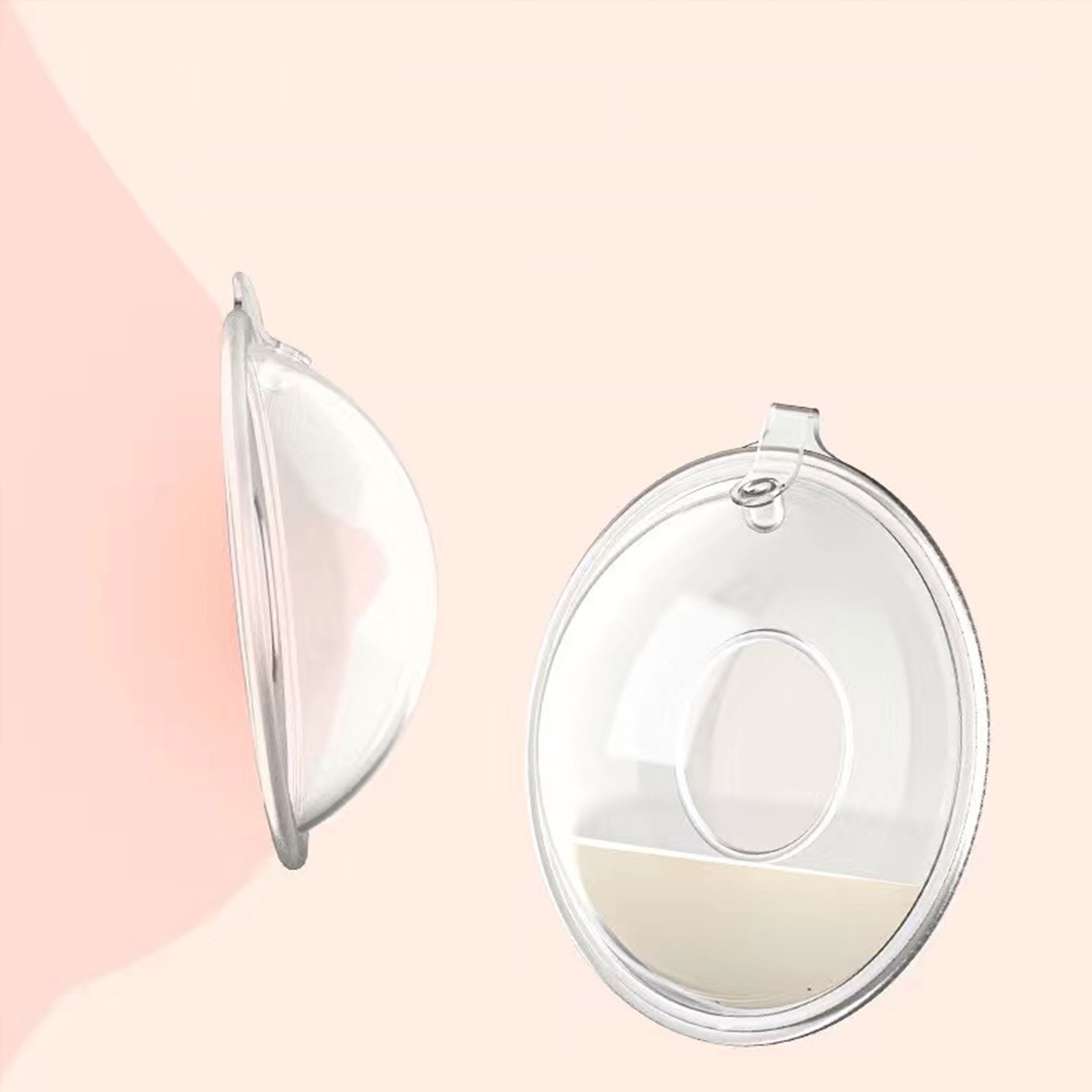 AliExpress 2Pcs Breast Milk Collector Silicone Baby Breast pump Saver Collector Anti-leakage Milk Reusable Protect Sore Nipples BPA FREE, view 4