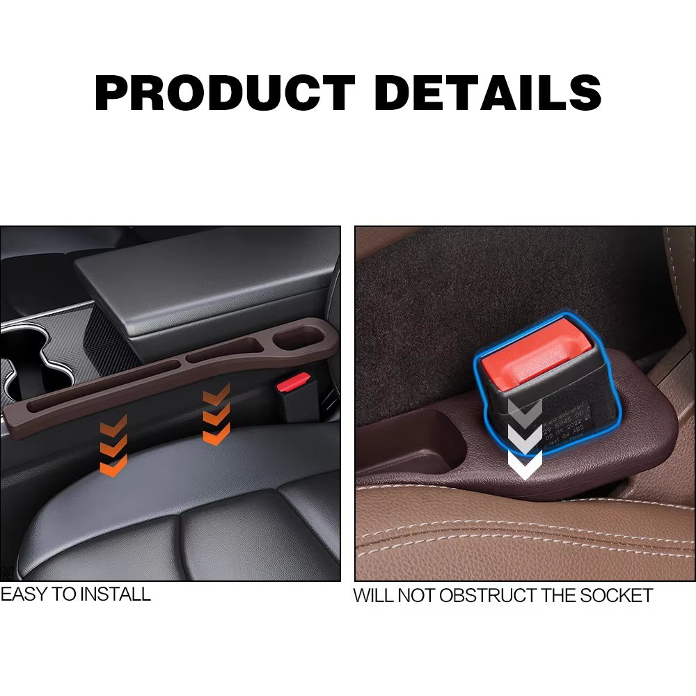 AliExpress Car Seat Gap Filler Storage Organizers (2-Pack), view 4