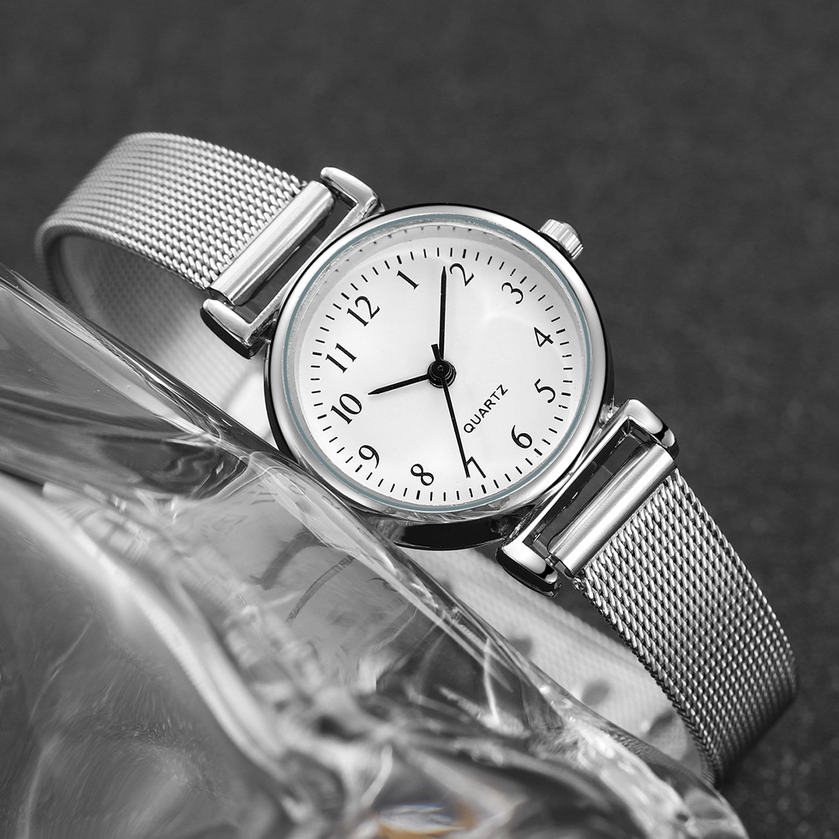 AliExpress 2-Piece Women's Watch and Cuff Bracelet Set, view 4