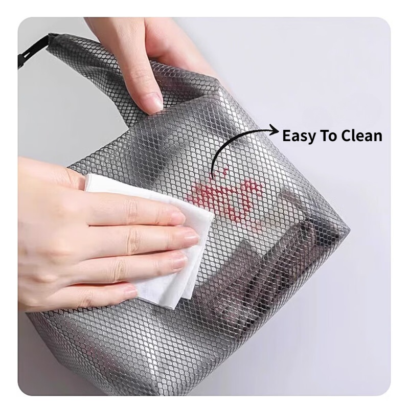 AliExpress 2PCS Handheld Waterproof Storage Bag Portable Sealing Swimming Bag Large Capacity Washing Bag Fitness Clothing Cosmetic Handbag, view 5