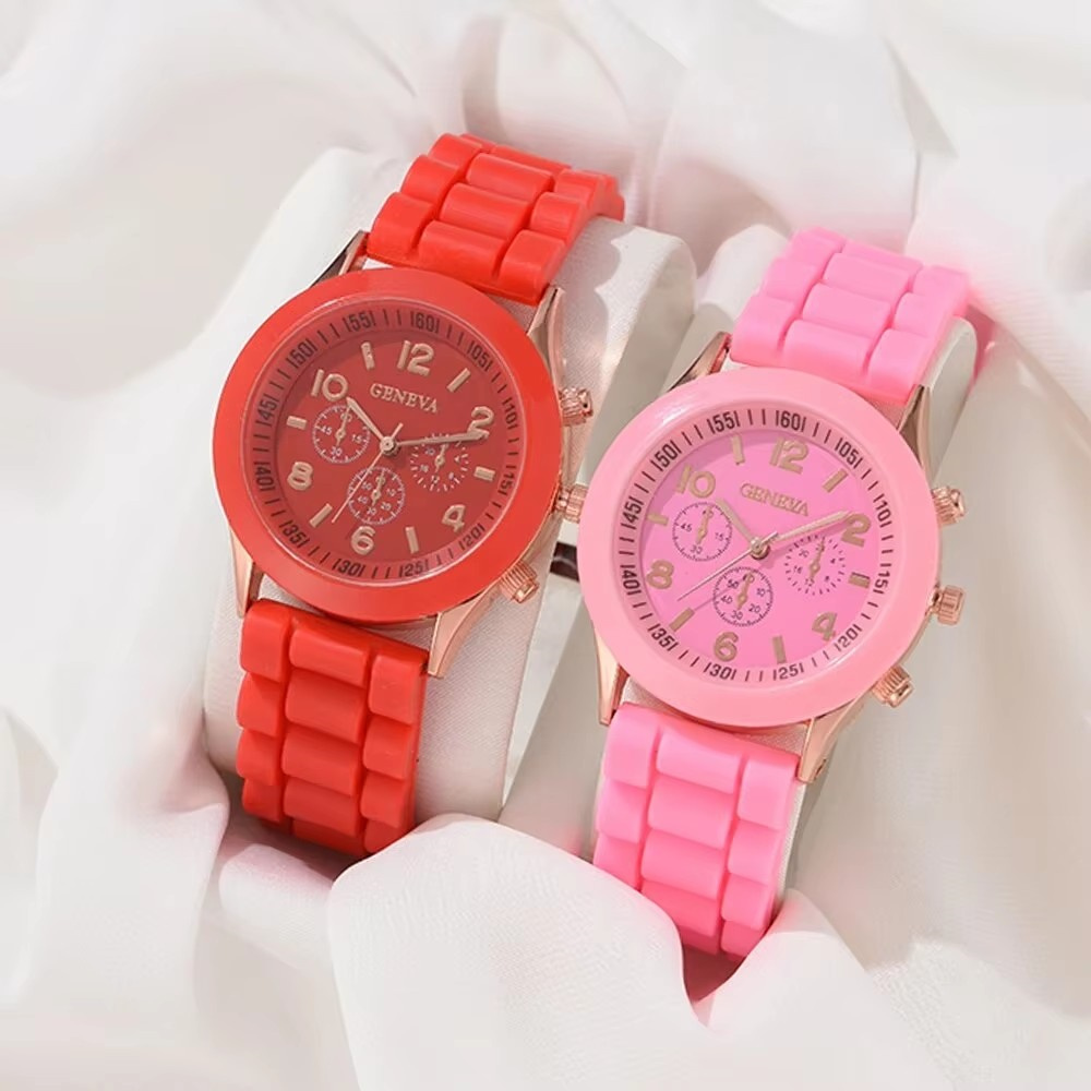 AliExpress 2-Piece Women's Alloy Quartz Couple Watch Set, view 2