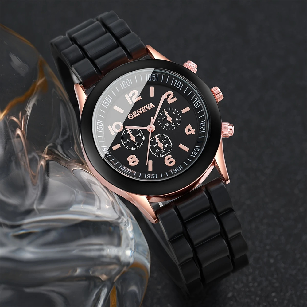 AliExpress 2-Piece Women's Alloy Quartz Couple Watch Set, view 5