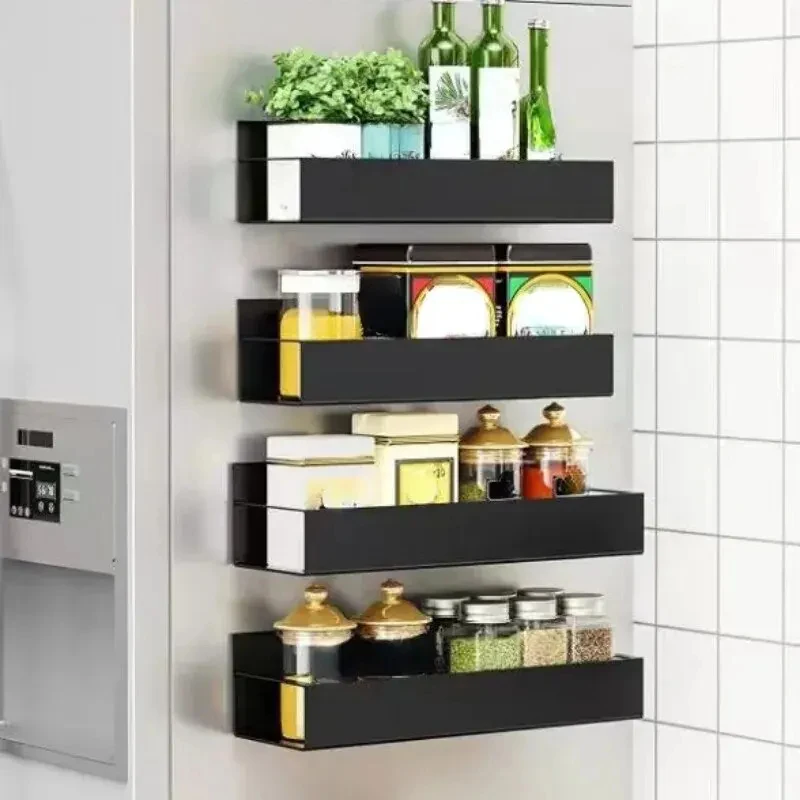 AliExpress 2-Piece Magnetic Fridge Side Storage Shelves, view 2