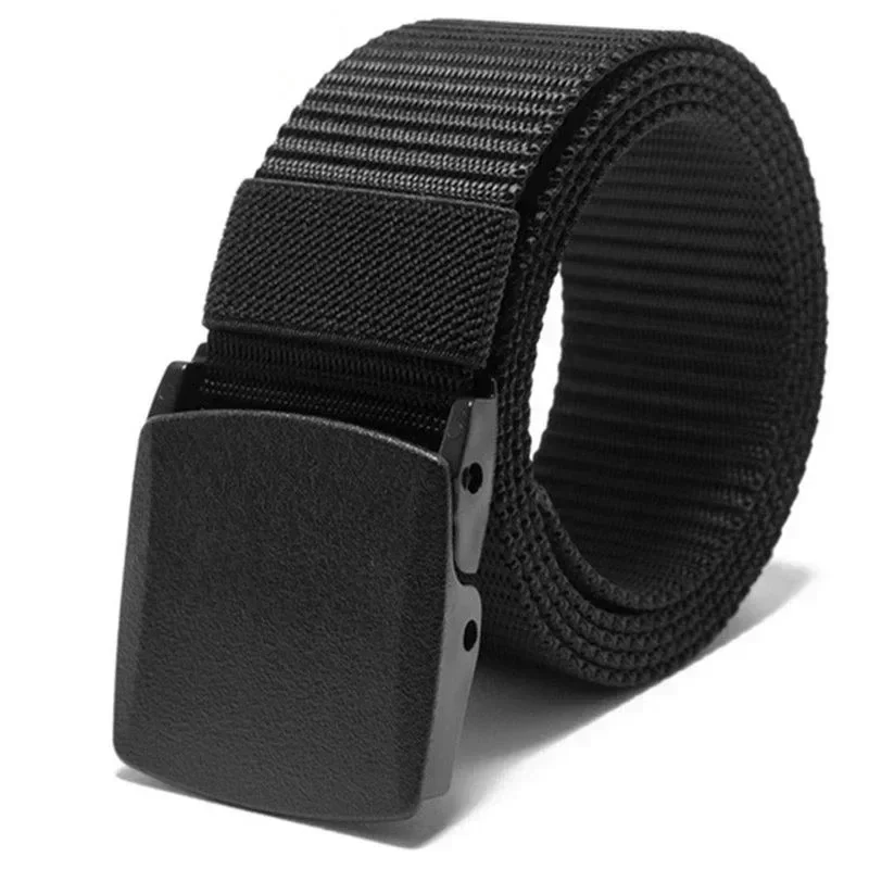 AliExpress 2Pcs New Automatic Buckle Nylon Belt Outdoor Hunting Multifunctional Tactical Canvas Belt High Quality Men Belt