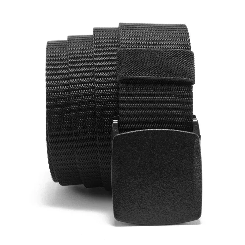 AliExpress 2Pcs New Automatic Buckle Nylon Belt Outdoor Hunting Multifunctional Tactical Canvas Belt High Quality Men Belt, view 5