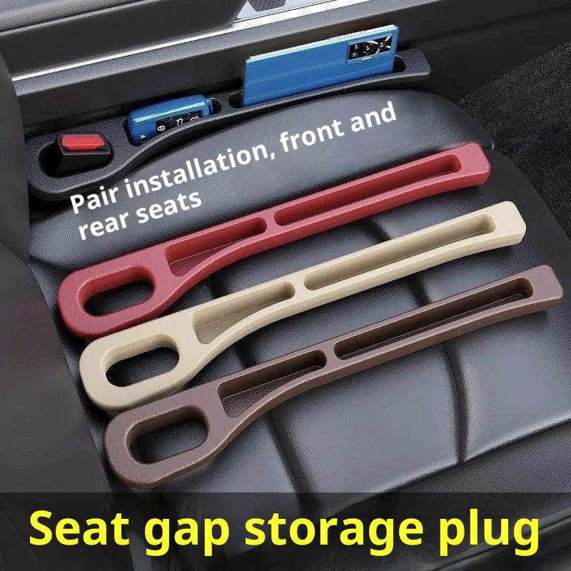 AliExpress 2pcs of Car Seat Gap Plug Strips Car Seat Gap Storage Box, Car Seat Position Storage Box Interior Decoration Items, view 2