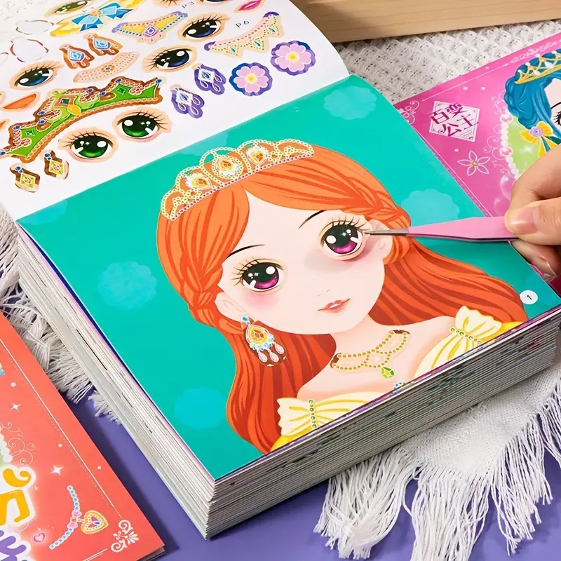 AliExpress 2-Book Princess Dress-Up Sticker Activity Set