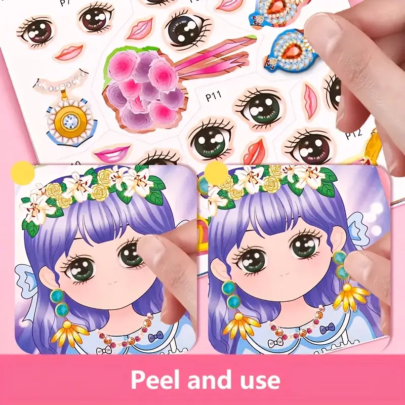 AliExpress 2-Book Princess Dress-Up Sticker Activity Set, view 4
