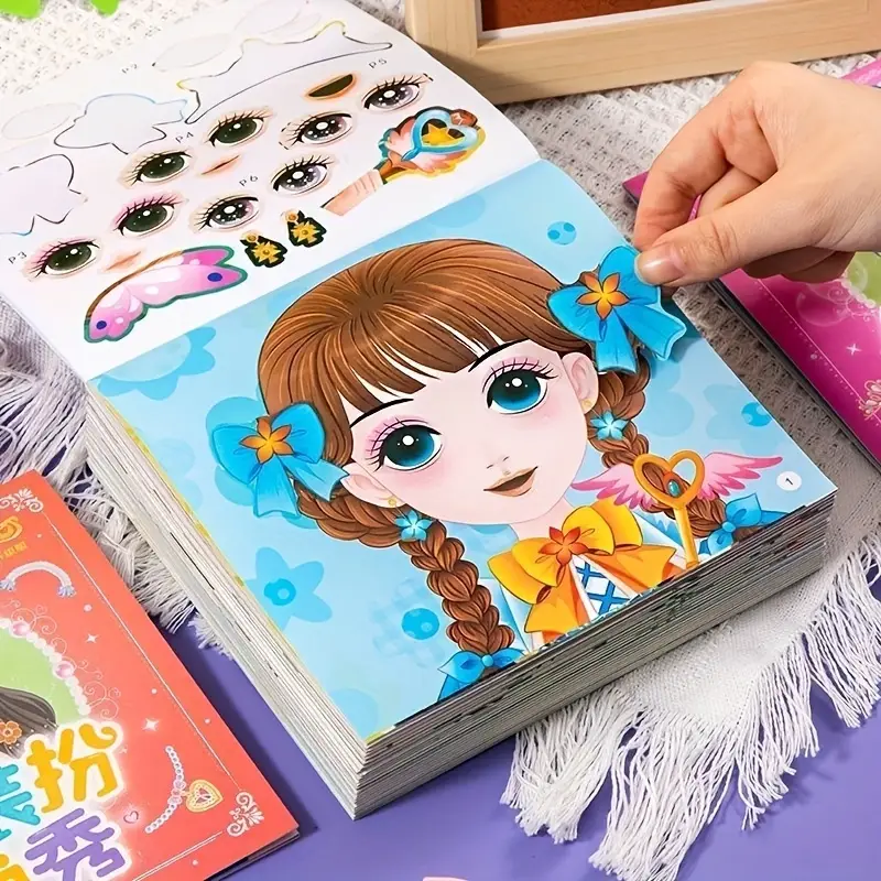 AliExpress 2-Book Princess Dress-Up Sticker Activity Set, view 6
