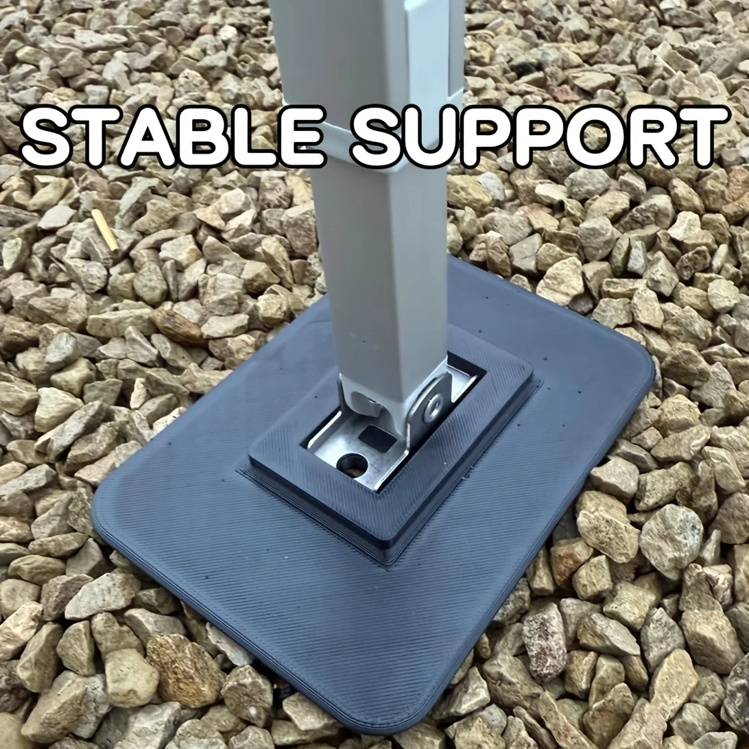 AliExpress 2Pcs RV Awning Stabilizer Base Support Footplates Anti-Sink Pad for Soft Ground Camper Camping Accessories, view 2
