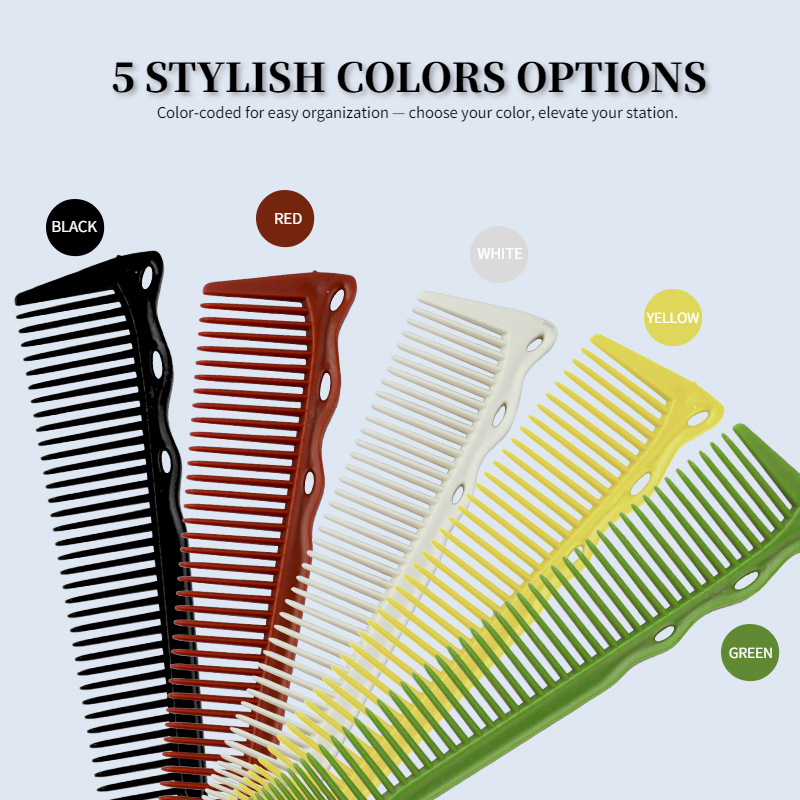 AliExpress 2-Piece Barbershop Anti-Static Fine-Tooth Comb Set, view 5